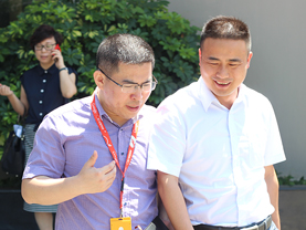 商務局葉局、范局、殷處長等領導親臨橙樹指導外貿(mào)跨境電商工作